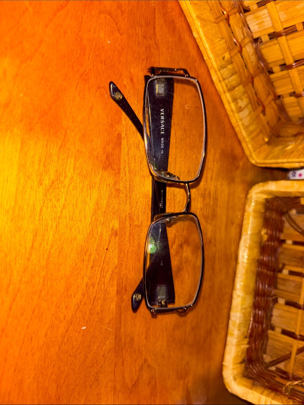 Authentic Versace VE1163B Brown & Crystal Optical Frames